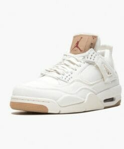 Levi s x Air Jordan 4 Denim Mens Basketball Shoes AO2571 100 White AJ4 Jordan Sneakers 4 550x550 1
