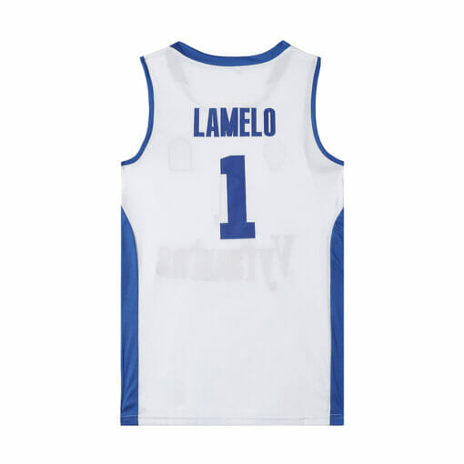 Lithuania Prienu Vytautas #1 LaMelo Basketball Jersey White