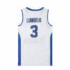 Lithuania Prienu Vytautas 3 LiAngelo Basketball Jersey White