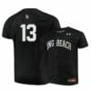 Long Beach State Dirtbags 13 Aidan Malm Black Baseball Jersey 4 Long Beach State Dirtbags 13 Aidan Malm Black Baseball Jersey