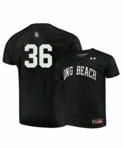 Long Beach State Dirtbags 36 Connor Kokx Black Baseball Jersey