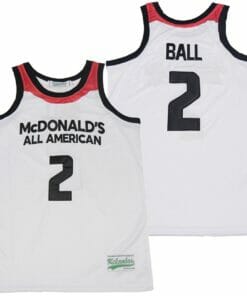 Lonzo Ball #2 Mcdonalds Movie Basketball Jersey White