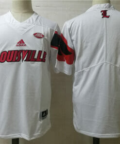 Louisville Cardinals College Football Jersey White