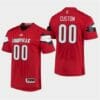 Personalized Louisville Cardinals Jersey Name Number Football Red