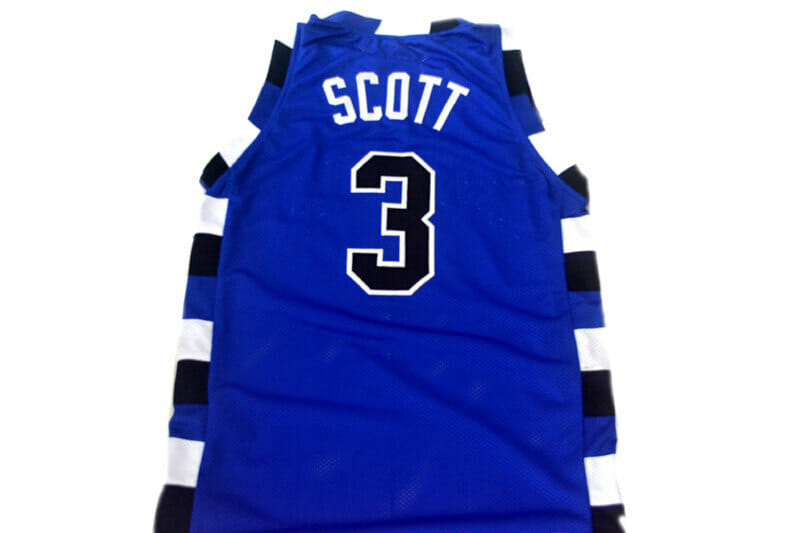 Lucas Scott #3 One Tree Hill Basketball Jersey Blue 1 Lucas Scott #3 One Tree Hill Basketball Jersey Blue