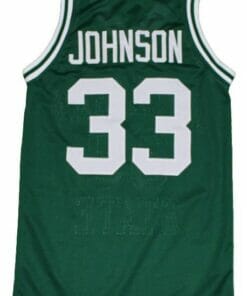 Magic Johnson #33 Michigan State Basketball Jersey Green