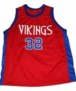 Magic Johnson #32 Vikings Basketball Jersey Red