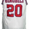 Manu Ginobili #20 Dallas Chaps Retro Basketball Jersey White 7 Manu Ginobili #20 Dallas Chaps Retro Basketball Jersey White