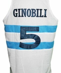 Manu Ginobili #5 Team Argentina Custom Basketball Jersey White