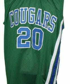 Marc Calvin #20 Carolina Cougars Retro Aba Basketball Jersey Green