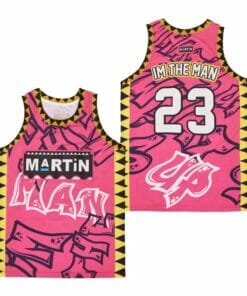 Martin #23 Im The Man Movie Basketball Jersey