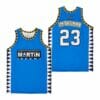 Martin 23 Im The Man Movie Basketball Jersey Blue