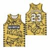 Martin 23 Im The Man Movie Basketball Jersey Yellow