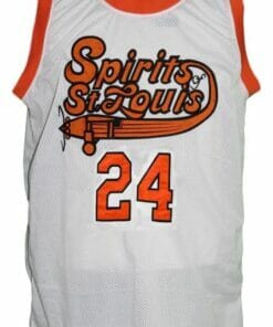 Marvin Barnes #24 Spirits Of St Louis Aba Basketball Jersey White
