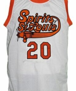 Maurice Lucas #20 Spirits Of St Louis Aba Basketball Jersey White