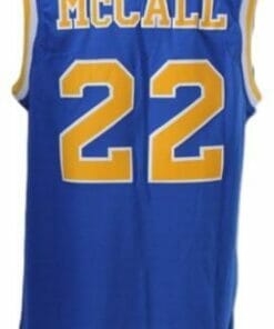 McCall #22 Crenshaw High Love And Basketball Jersey Blue