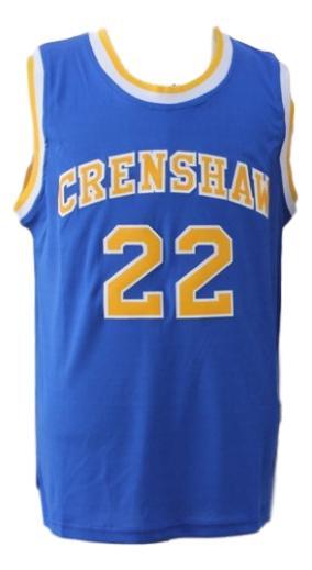 McCall #22 Crenshaw High Love And Basketball Jersey Blue