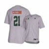 Miami Hurricanes 21 Slade Cecconi Gray College Baseball Jersey