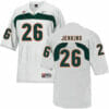 Miami Hurricanes #26 Jenkins NCAA College Football Jersey White