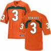 Miami Hurricanes #3 Howard NCAA College Football Jersey Orange 7 Miami Hurricanes #3 Howard NCAA College Football Jersey Orange