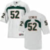 Miami Hurricanes #52 Ray Lewis NCAA College Football Jersey White 6 Miami Hurricanes #52 Ray Lewis NCAA College Football Jersey White