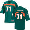 Miami Hurricanes #71 Chickillo NCAA College Football Jersey Green