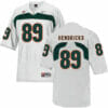Miami Hurricanes #89 Hendricks NCAA College Football Jersey White