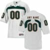 Custom Miami Hurricanes Jersey Name Number White College Football