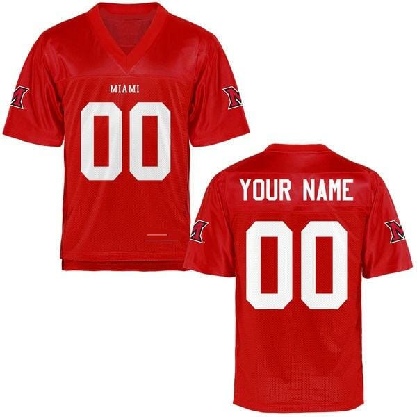 Miami RedHawks Custom Jersey Name and Number NCAA Football 1 Miami RedHawks Custom Jersey Name and Number NCAA Football