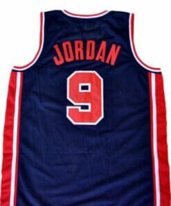 Michael Jordan #9 Team USA Basketball Jersey Navy Blue