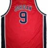 Michael Jordan #9 Team USA Basketball Jersey Red