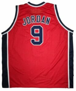 Michael Jordan #9 Team USA Basketball Jersey Red