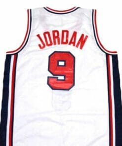 Michael Jordan #9 Team USA Basketball Jersey White