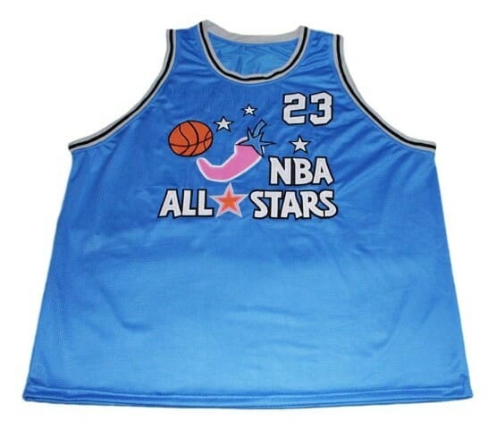 Michael Jordan #23 All Stars Basketball Jersey Blue 2 Michael Jordan #23 All Stars Basketball Jersey Blue