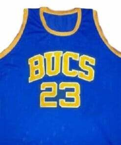 Michael Jordan #23 BUCS Laney High School Basketball Jersey Blue