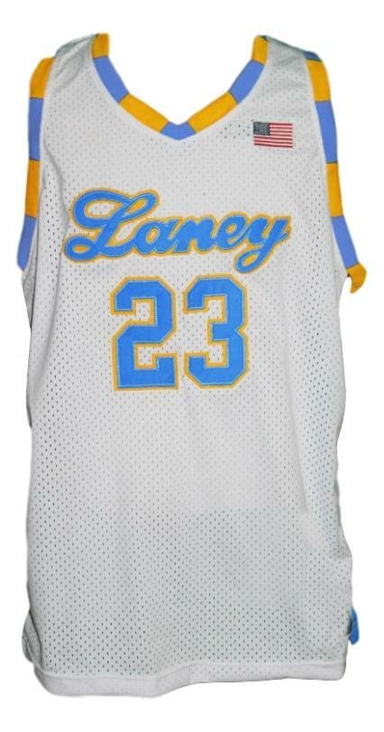 Michael Jordan #23 Laney High School Basketball Jersey White