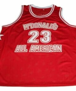 Michael Jordan #23 McDonald's All American Basketball Jersey Red