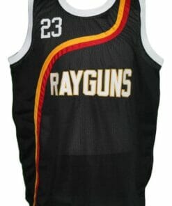 Michael Jordan Roswell Rayguns Basketball Jersey New Sewn Black