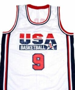 Michael Jordan #9 Team USA Basketball Jersey White