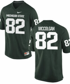 Michigan State #82 McCOLGAN Green NCAA College Football Jersey