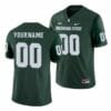 Michigan State Custom Jersey Name Number Football Green