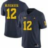 Michigan Wolverines #12 Cade McNamara Navy College Football Jersey 7 Michigan Wolverines #12 Cade McNamara Navy College Football Jersey