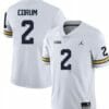Michigan Wolverines #2 Blake Corum Jersey College Football White