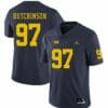 Aidan Hutchinson Jersey Wolverines #97 Navy College Football