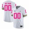 Personalized Michigan Jersey College Football White Pink