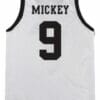 Mickey St Vitus Basketball Diaries Mark Wahlberg Jersey Sewn White