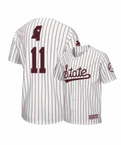 Mississippi State Bulldogs 11 Jordan Westburg White Baseball Jersey