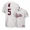 Mississippi State Bulldogs 5 Tanner Allen White Baseball Jersey