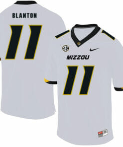 Missouri Tigers #11 Kendall Blanton College Football Jersey White
