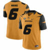 Missouri Tigers #6 J'Mon Moore NCAA College Football Jersey Gold